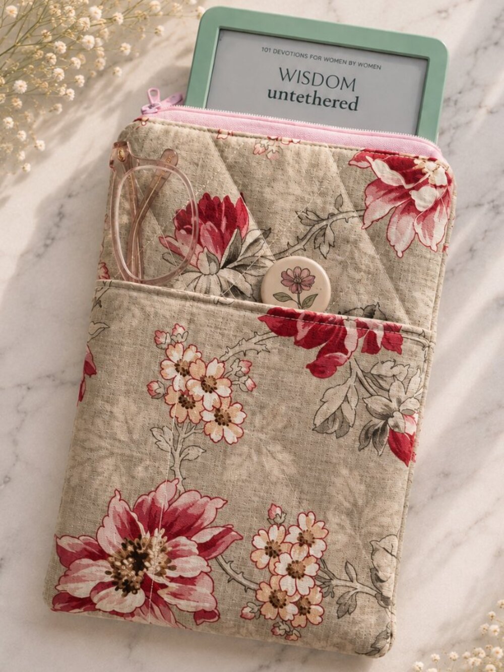 Floral Kindle Case E-Reader Cover | Kindle Paperwhite Sleeve Gift